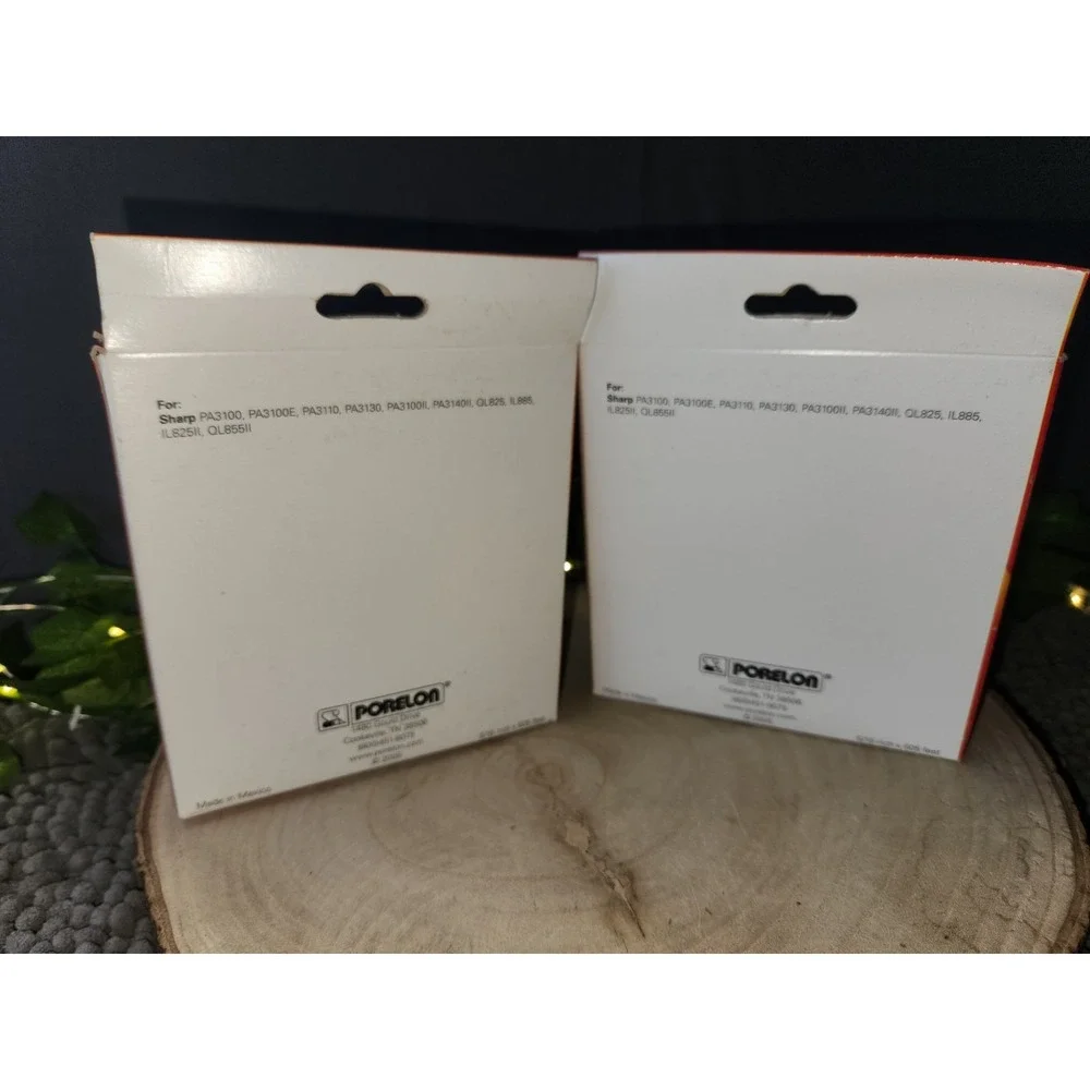 Porelon Sharp Typewriter Ribbons Sharp PA3100 PA 3100 PA-3100 (2 Packs~2 Per Pk)